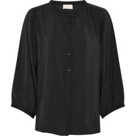 FRAU - BLACK BARI VISCOSE SHIRT