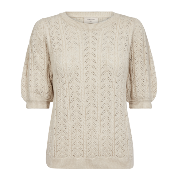 FREEQUENT - SAND MEL FQCLARRY-PULLOVER