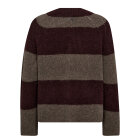 MOS MOSH - FUDGE MMTACI STRIPE LS V-NECK