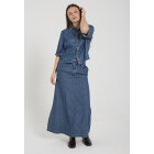 FREEQUENT - MED BLUE DENIM GQLISEA-SKIRT