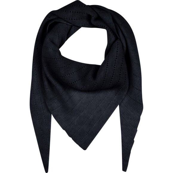 FRAU - NAVY DOHA CASHMERE SCARF