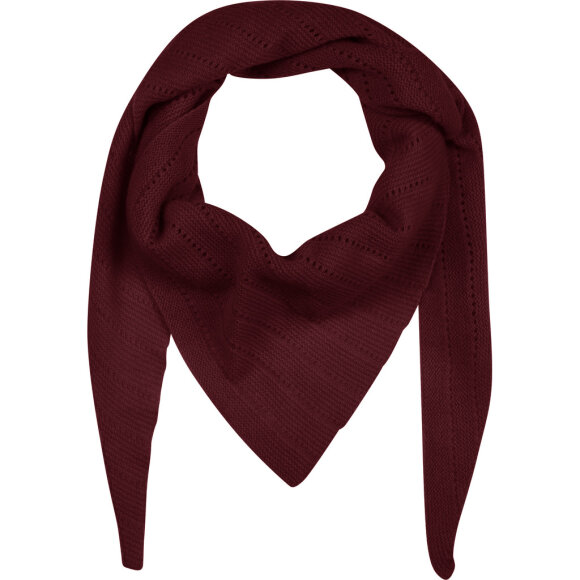 FRAU - RED MAHO DOHA CASHMERE SCARF