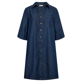 FREEQUENT - MED BLUE DENIM FQLISEA-DRESS
