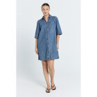 FREEQUENT - MED BLUE DENIM FQLISEA-DRESS