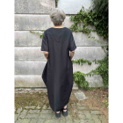 LISELOTTE HORNSTRUP - BLACK ROUND LOOSE DRESS