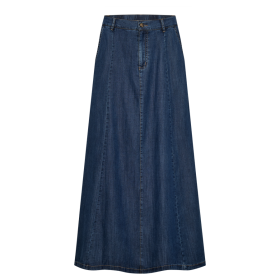 FREEQUENT - MED BLUE DENIM FQWILKE-SKIRT
