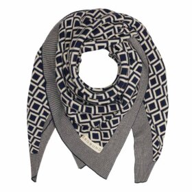 GROBUND - MIDNIGHT BLUE LOTTE KNIT SCARF