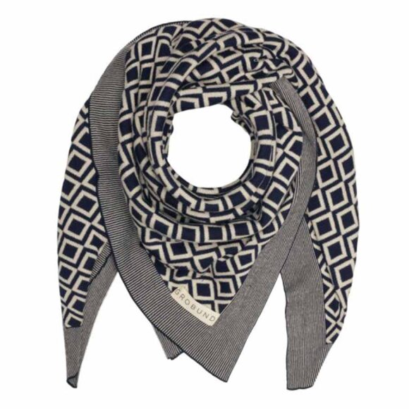 GROBUND - MIDNIGHT BLUE LOTTE KNIT SCARF