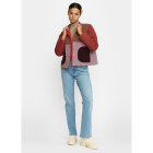SELFHOOD - BROWN QUILTED PATCHWORK JACKET