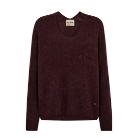 MOS MOSH - FUDGE MMTHORA V-NECK KNIT