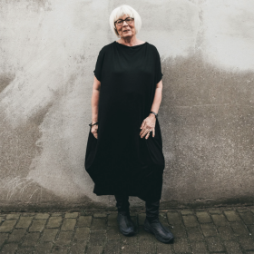 LISELOTTE HORNSTRUP - BLACK SPRING DRESS