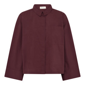 FRAU - RED MAHO NICE WIDE SLEEVE SHIR
