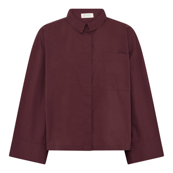 FRAU - RED MAHO NICE WIDE SLEEVE SHIR