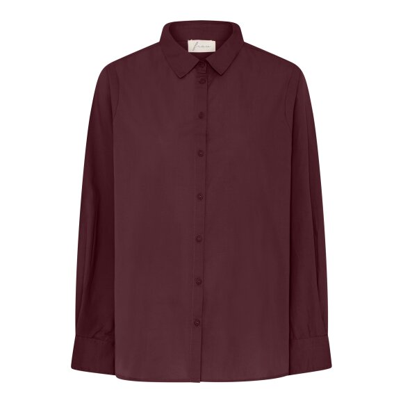 FRAU - RED MAHO DHAKA LS SHIRT