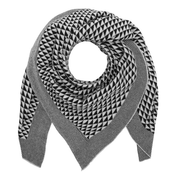 GROBUND - BLACK TRIANGLE LOTTE SCARF