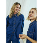 FREEQUENT - MED BLUE DENIM FQLISEA-SHIRT