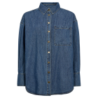 FREEQUENT - MED BLUE DENIM FQLISEA-SHIRT