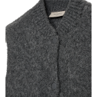 FREEQUENT - DARK GREY MEL FQJUMP-WAISTCOAT
