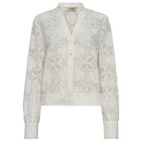 MOS MOSH - ECRU MMMONIA YEN LACE SHIRT