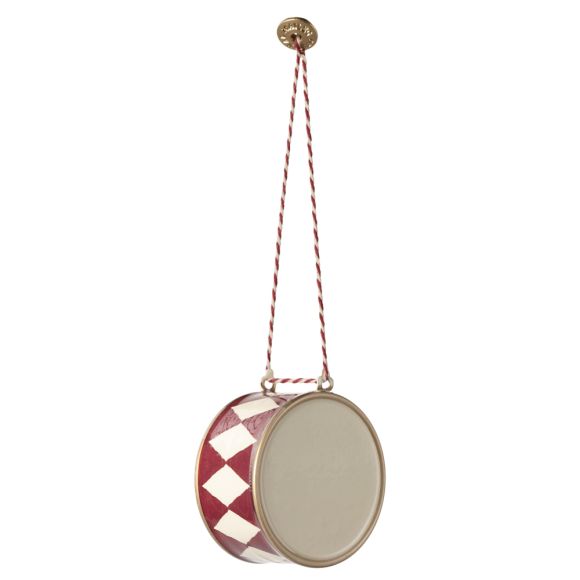 MAILEG - Metalophæng, Tromme, Stor - Rø
