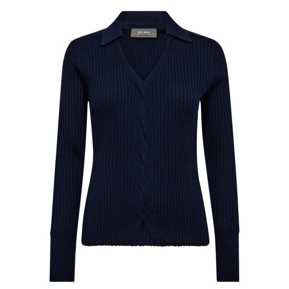 MOS MOSH - MARITIME BLUE MMRELENA RIB POP