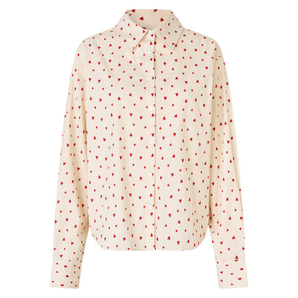 LOLLYS LAUNDRY - RED BLEEKERLL SHIRT LS