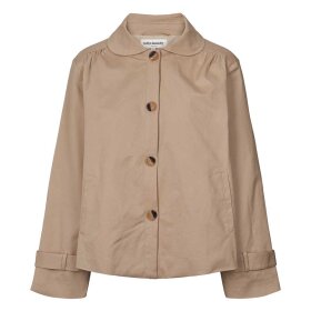 LOLLYS LAUNDRY - ECRU VIOLALL JACKET LS