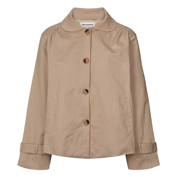 LOLLYS LAUNDRY - ECRU VIOLALL JACKET LS