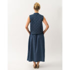 LOLLYS LAUNDRY - DARK BLUE AKANELL MAXI SKIRT