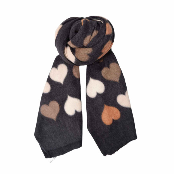 BLACK COLOUR - BLACK BCRUMI HEART WINTER SCAR
