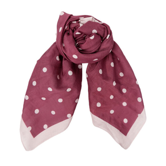 BLACK COLOUR - WINE BCMARTINA MINI SCARF