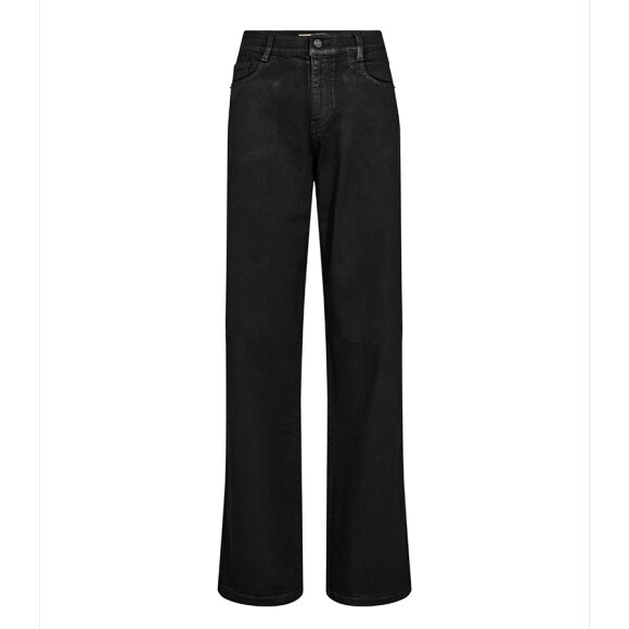 MOS MOSH - BLACK REG MMDARA COATED PANT