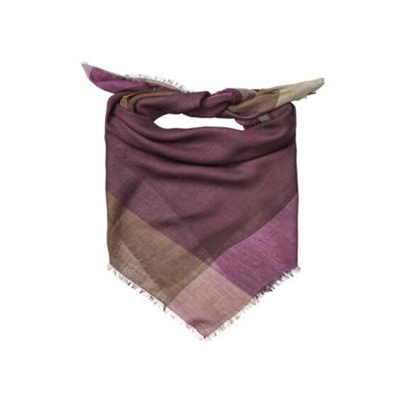 BECKSÖNDERGAARD - Fig Red Ekko Wica Big Scarf