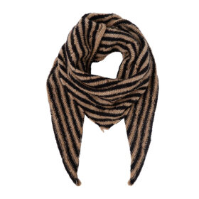 BLACK COLOUR - BLACK BCDELL MINI STRIPE SCARF BLACK COLOUR - BLACK BCDELL MINI STRIPE SCARF