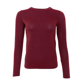 BLACK COLOUR - PLUM BCFAYE LUREX BLOUSE BLACK COLOUR - PLUM BCFAYE LUREX BLOUSE