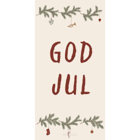 IB LAURSEN - Serviet 10x20 cm God Jul og ju