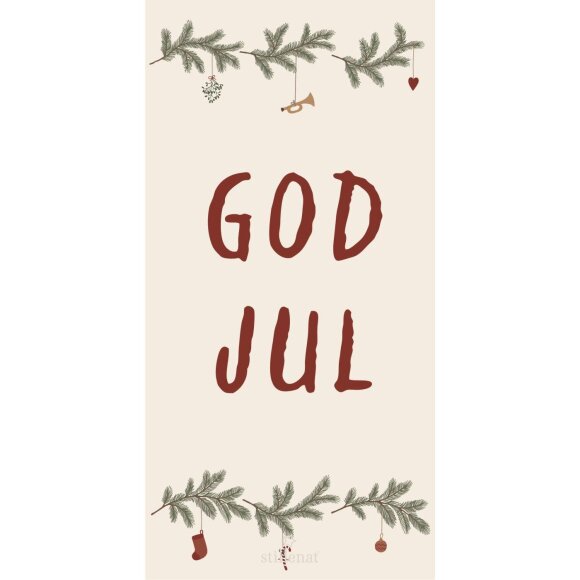 IB LAURSEN - Serviet 10x20 cm God Jul og ju