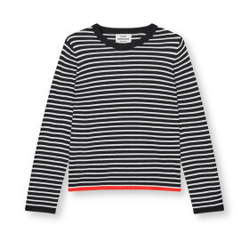 MADS NØRGAARD - BLACK/VAN ICE FINE MERINO IVY
