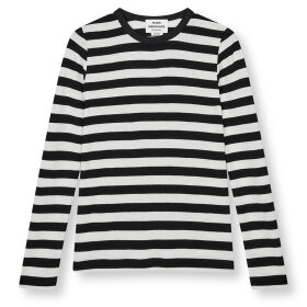 MADS NØRGAARD - BLACK/VAN FINE WOOL SHARON KNI