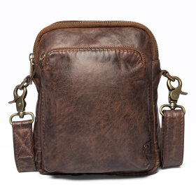 DEPECHE - WINTER BROWN MMOBILE BAG
