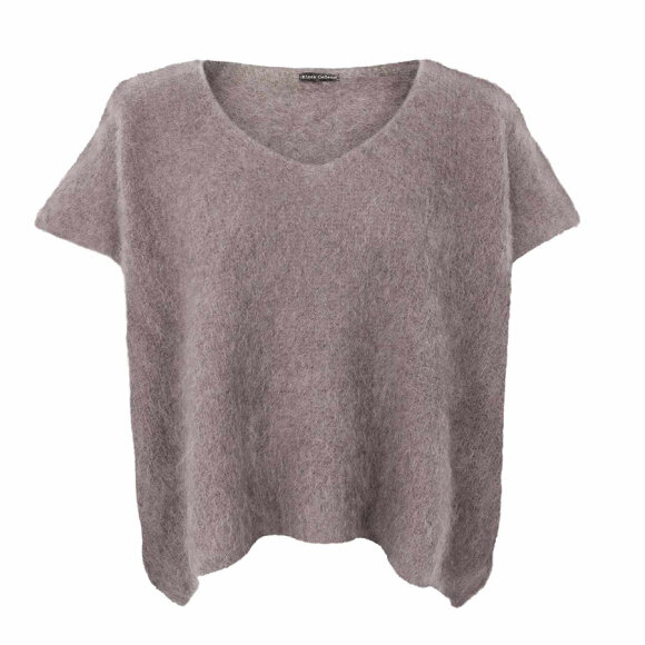 BLACK COLOUR - NOUGAT BCBJOERK KNITTED V-NECK