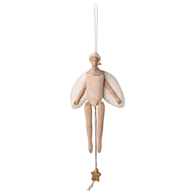 MAILEG - Rosa Engle sprællemand, Lille