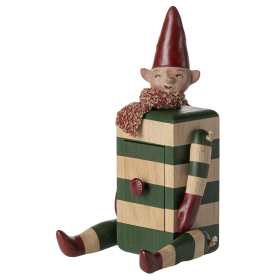 MAILEG - Grøn Nisse med skuffe