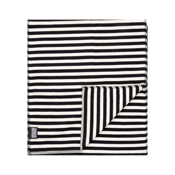 NØRGAARD PÅ STRØGET - BLACK/ECRU NPS INTERLOCK SCARF