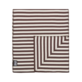 NØRGAARD PÅ STRØGET - BROWN/ECRU SCARF INTERLOCK