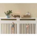 MAILEG - Trælysestage, Gris, Advent - N