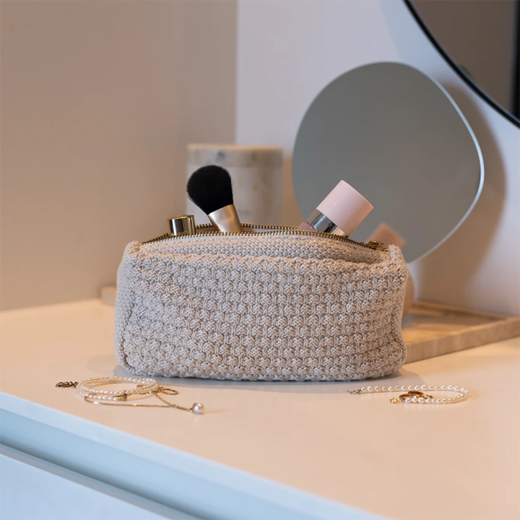 BY LOHN - Beige mel Knit Clutch BY LOHN - Beige mel Knit Clutch