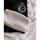 BY LOHN - Beige mel Knit Clutch