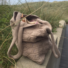 BY LOHN - Khaki Strik Shopping Bag