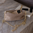 BY LOHN - Tiger Mel Knitted Clutch Sling